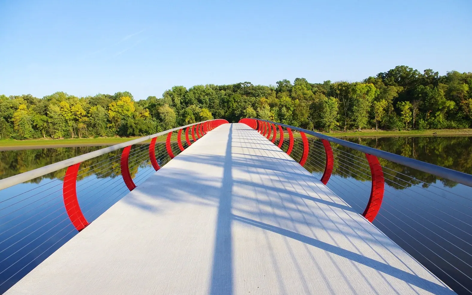 Credit island bridge, davenport and iowa