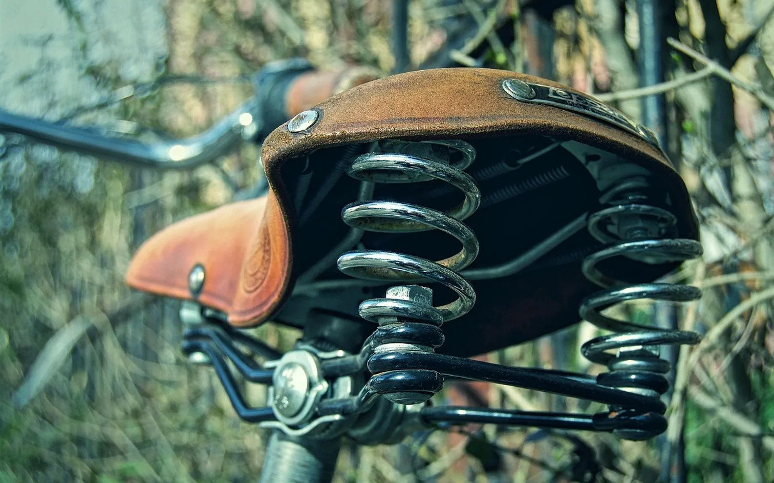 Saddle, bicycle saddle and leather saddle