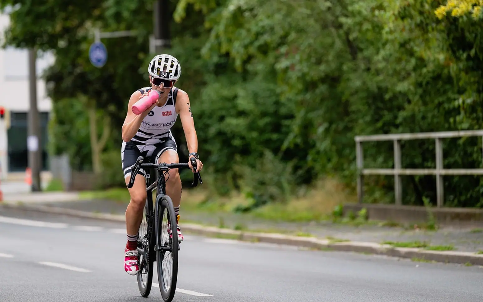 Cycling, road bike and human